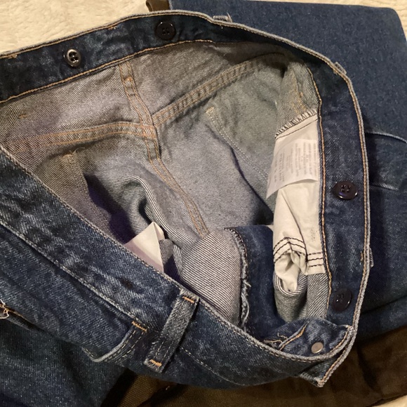 Wrangler Pro Gear Upland Canvas Brush Hunting Pants Denim Blue Jeans Men 38X34 - Picture 6 of 10